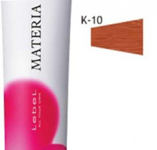 Краска K-10 Lebel Cosmetics Materia для волос яркий блондин медный 80гр, Лебел