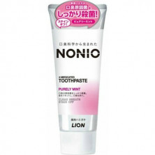 Lion Профилактическая зубная паста "Nonio" для удаления неприятного запаха, отбеливания, очищения и предотвращения появления и развития кариеса, аромат фруктов и мяты (туба) 130 г
