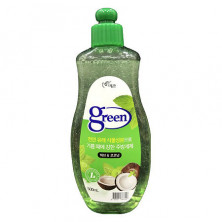 PIGEON Средство для мытья посуды "Green" «Травы и кокос» (на натуральной основе) 500 мл
