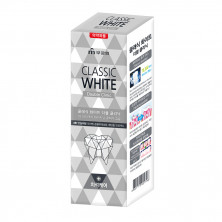 MUKUNGHWA Зубная паста «Classic White» отбеливающая двойного действия с микрогранулами с ароматом мяты (туба в коробке) 110г