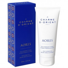 Charme d’Orient Gel gommant «AORES» Шарм До Ориент Гель-скраб для лица с люффой и косточками плодов арганы 100 мл