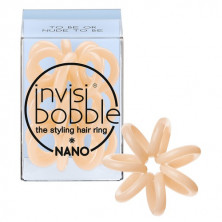  INVISIBOBBLE Nano Резинка-браслет для волос бежевая 3 шт
