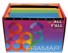 Framar 5x11 Pop Ups All Y’All Вытяжная фольга «Цвета Радуги» с тиснением 500 листов (12,5x28см)