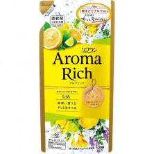 Lion Кондиционер для белья "AROMA" (ДЛИТЕЛЬНОГО действия "Aroma Rich Belle" / "Белль" с богатым ароматом натуральных масел  (мужской аромат)) МУ 400 мл