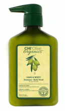 CHI Olive Organics Hair Шампунь для волос и тела 430 мл And Body Shampoo 