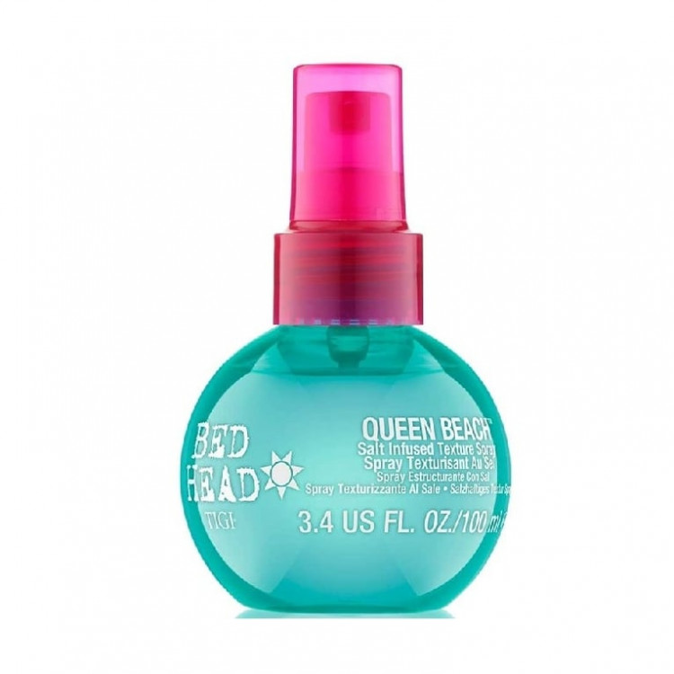 Текстурирующий спрей. Tigi Bed head Queen Beach - спрей морская соль, 100мл. Queen Beach спрей для волос текстурирующий с морской 100мл Tigi. Bed head текстурирующий спрей морская соль Queen Beach 100 мл New. Tigi спрей для укладки волос Bed head Queen Beach, 100