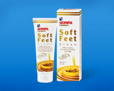 Gehwol Soft Feet Cream milk honey Шелковый крем молоко и мед с гиалуроновой кислотой 125 мл 