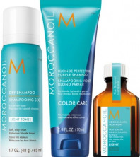 Moroccanoil Набор BETTER YOUR BLOND для волос mini 65мл+70мл+25мл